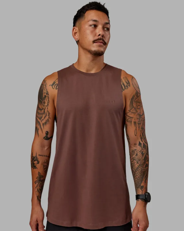 Deluxe PimaFLX Tank - Peppercorn sold by LSKD