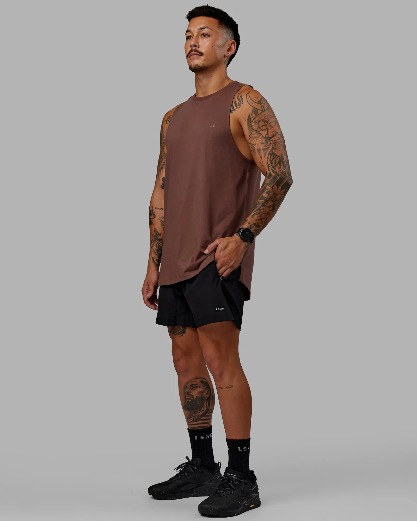 Deluxe PimaFLX Tank - Peppercorn sold by LSKD product image thumbnail 2