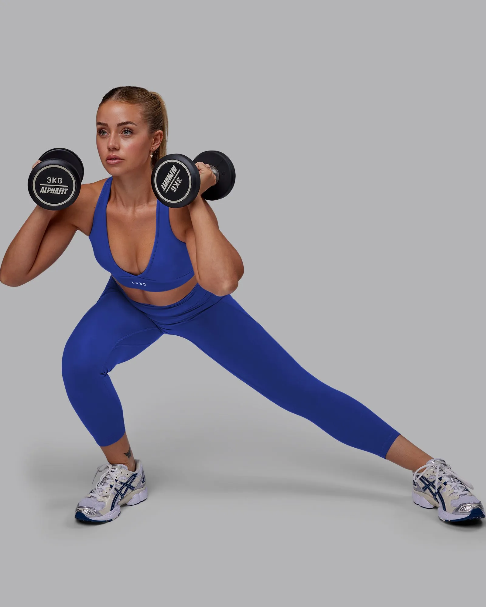 Fusion 7/8 Length Tights - Power Cobalt sold by LSKD product image thumbnail 3