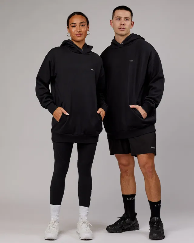 Unisex Capsule Hoodie Oversize - Black sold by LSKD