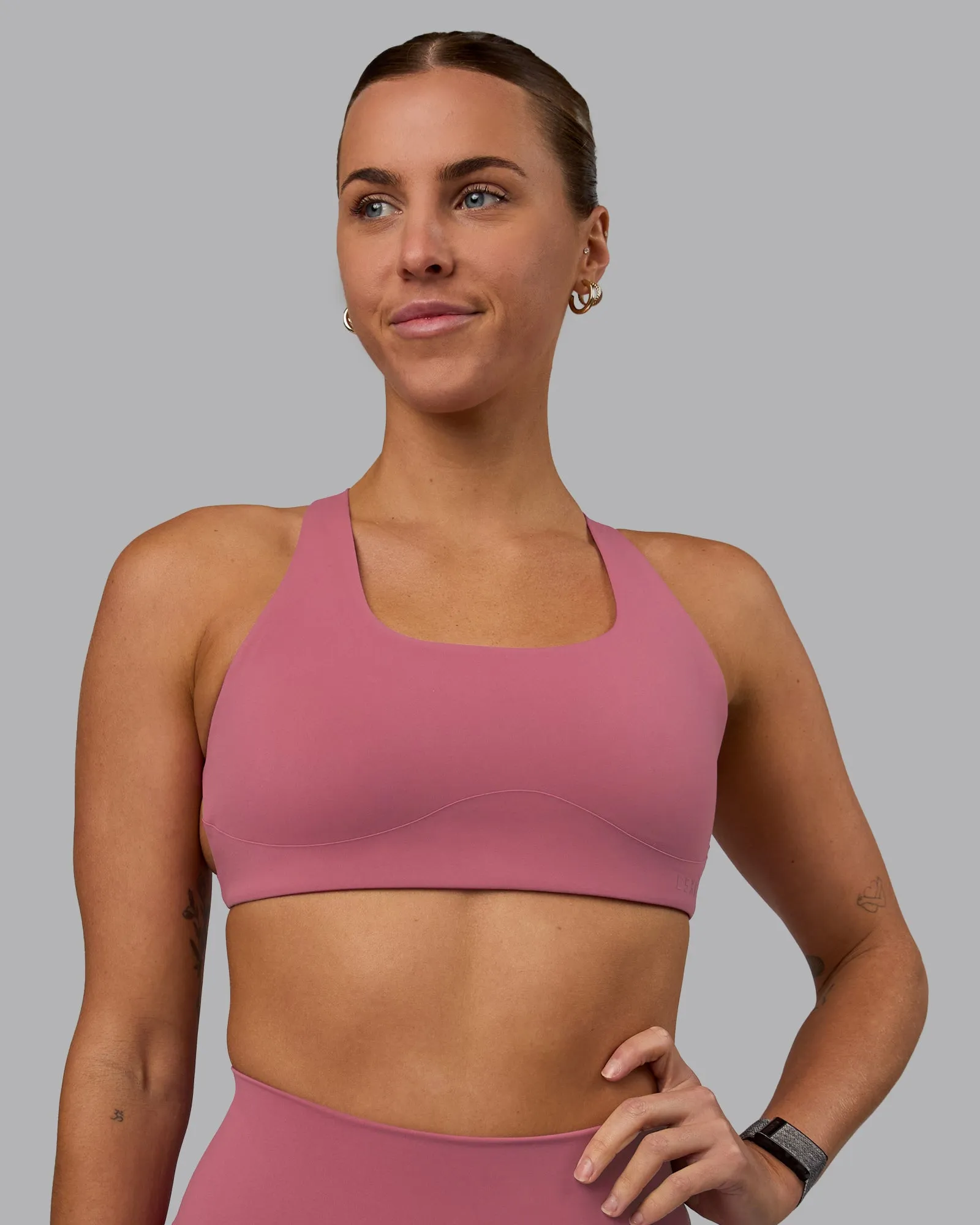 Aspire Sports Bra - Mauve Haze sold by LSKD product image thumbnail 4