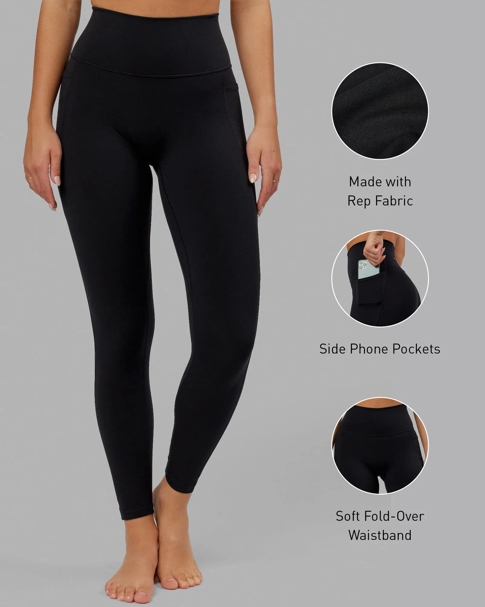 O.G. Fusion Full Length Tight with Pockets - Black sold by LSKD product image thumbnail 2
