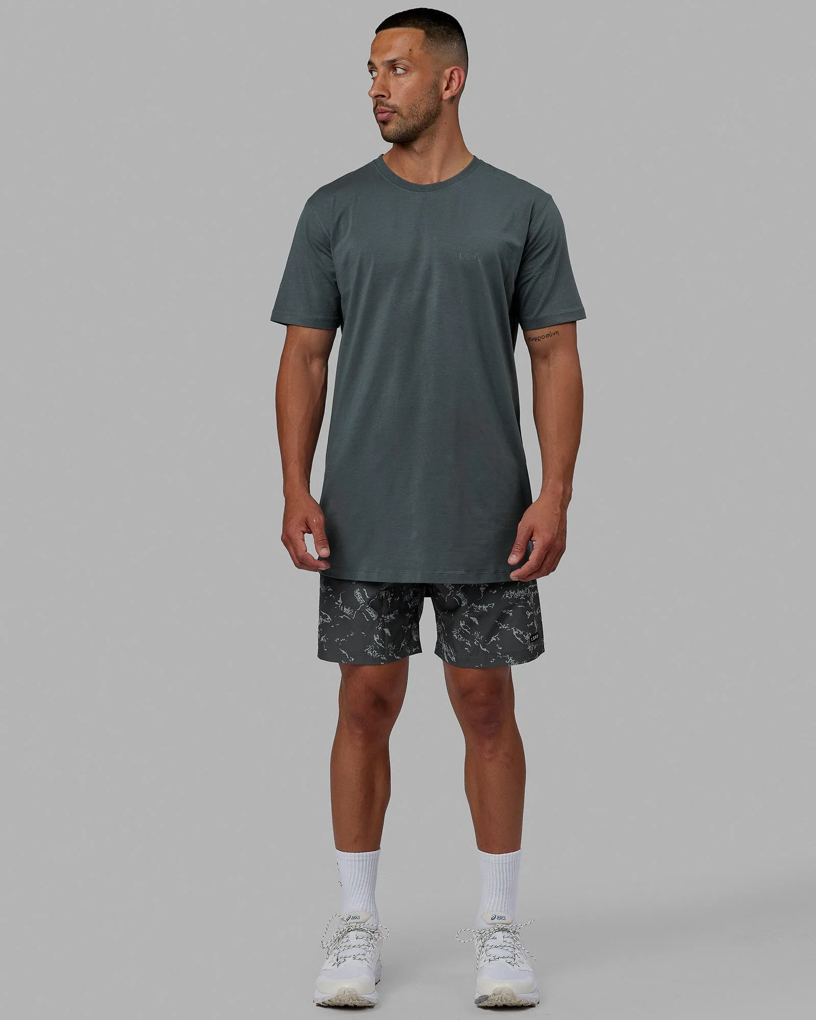Deluxe PimaFLX Tee - Storm sold by LSKD product image thumbnail 5