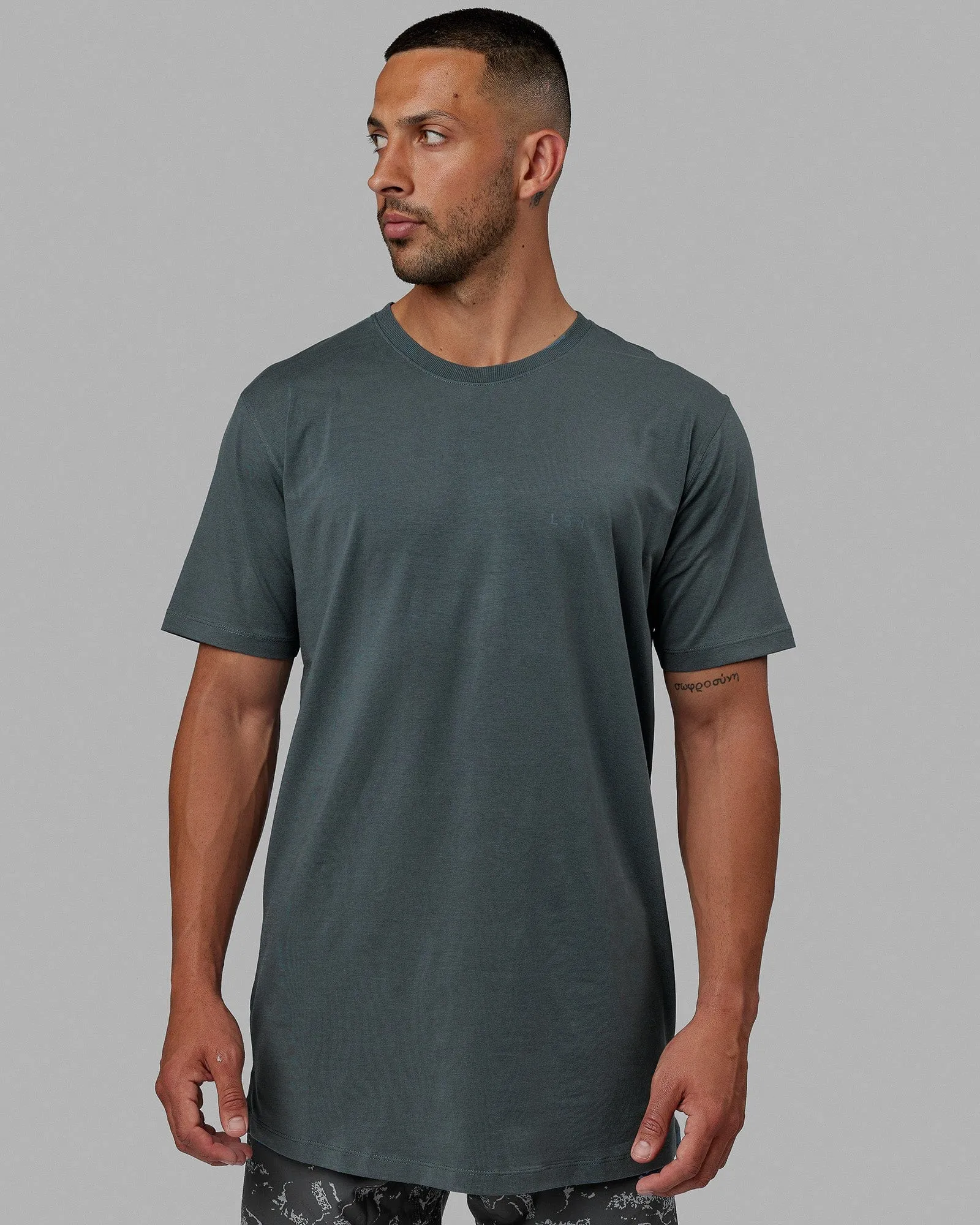 Deluxe PimaFLX Tee - Storm sold by LSKD