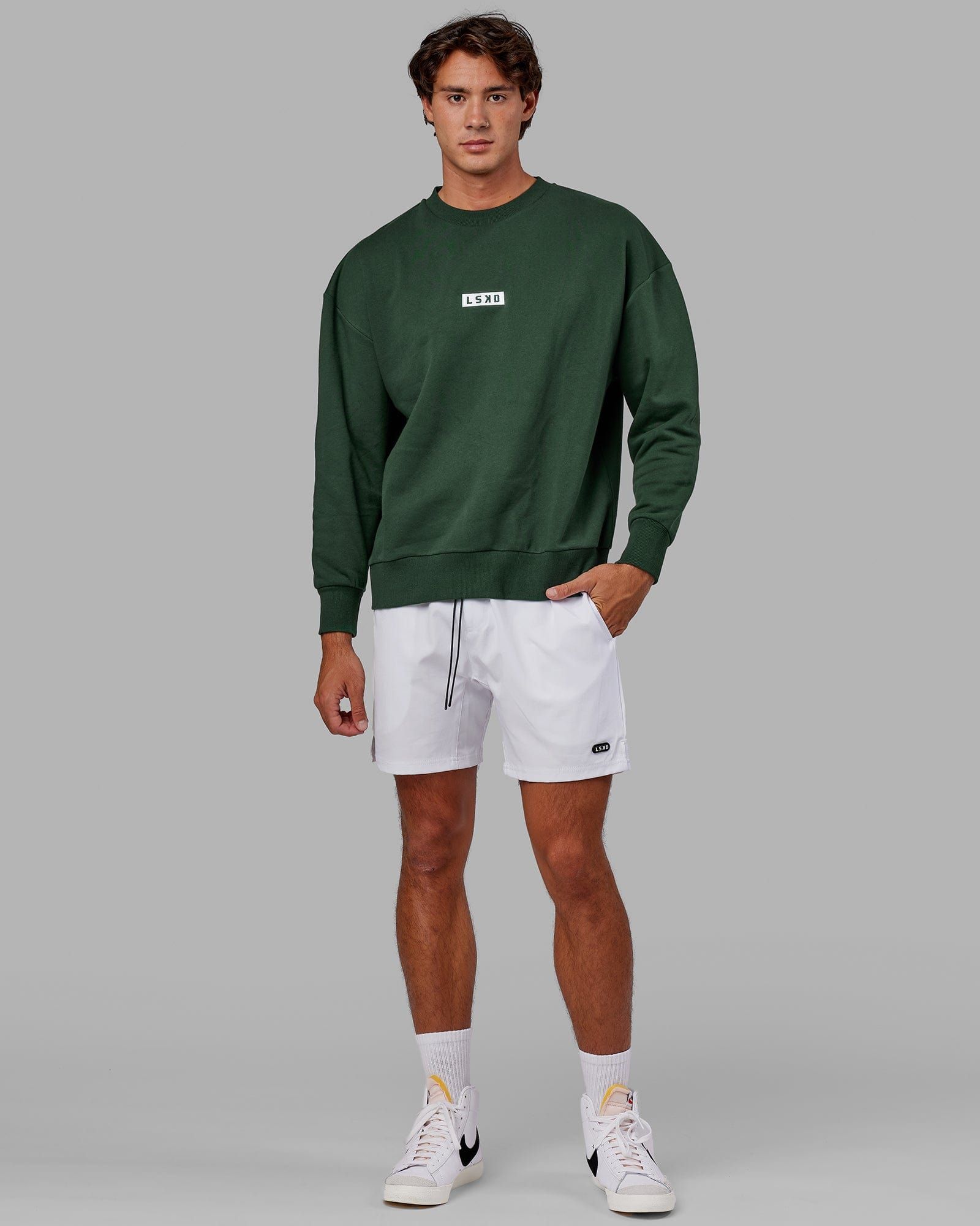 Unisex Cornerstone Sweater Oversize - Pineneedle sold by LSKD product image thumbnail 3