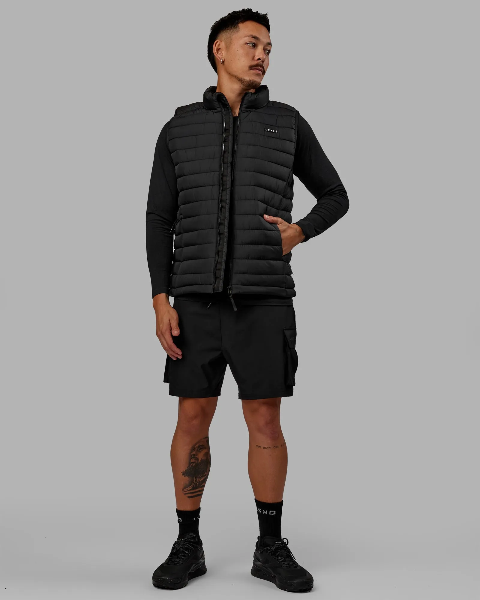 All-day Puffer Vest - Black sold by LSKD product image thumbnail 3