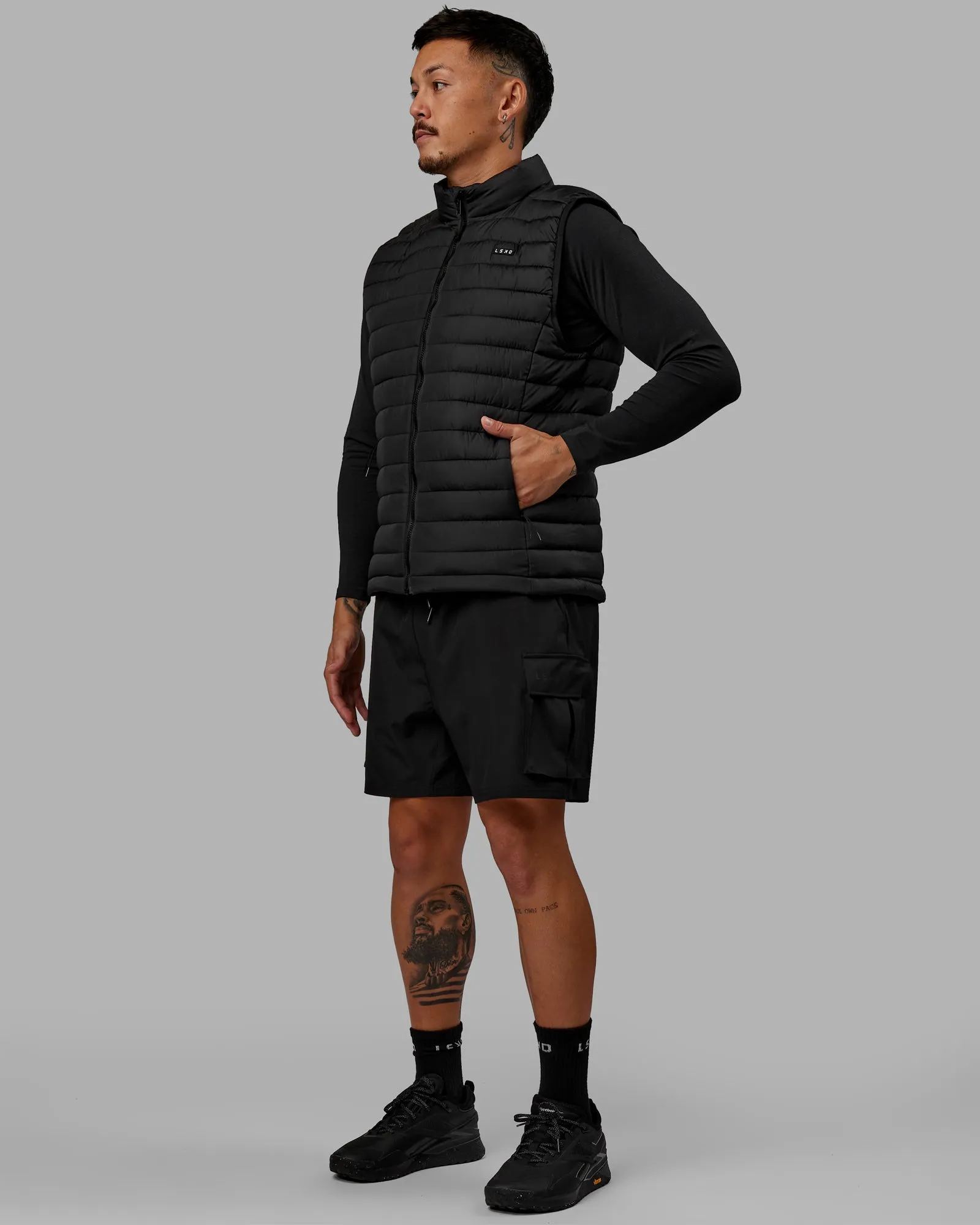 All-day Puffer Vest - Black sold by LSKD product image thumbnail 5