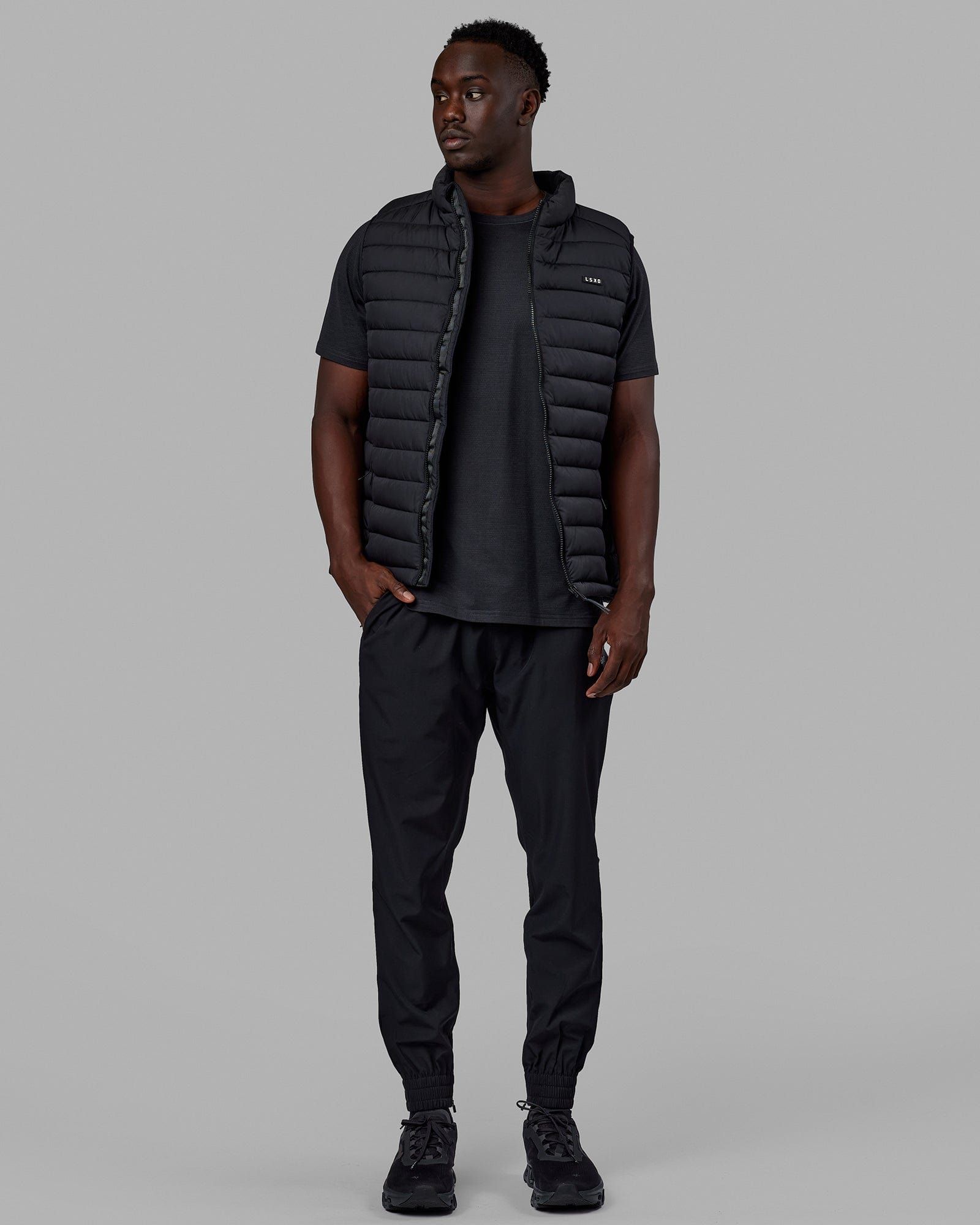 All Day Puffer Vest - Black sold by LSKD