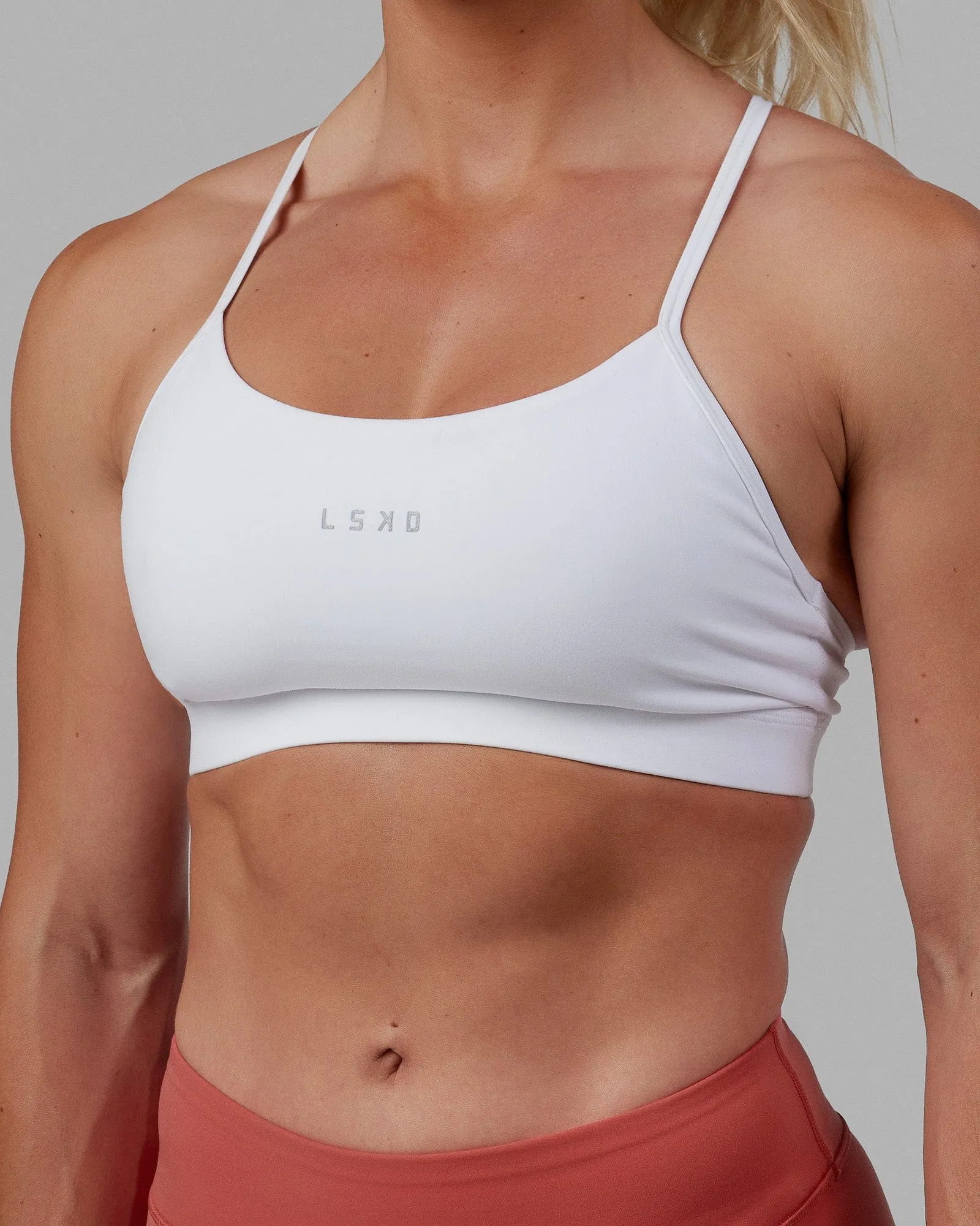 Lift Sports Bra - White sold by LSKD product image thumbnail 5