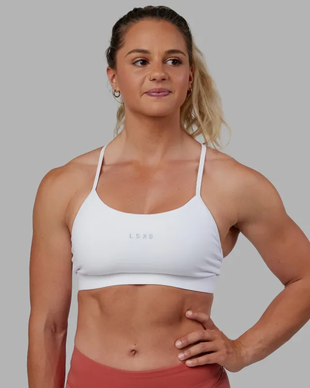Lift Sports Bra - White sold by LSKD