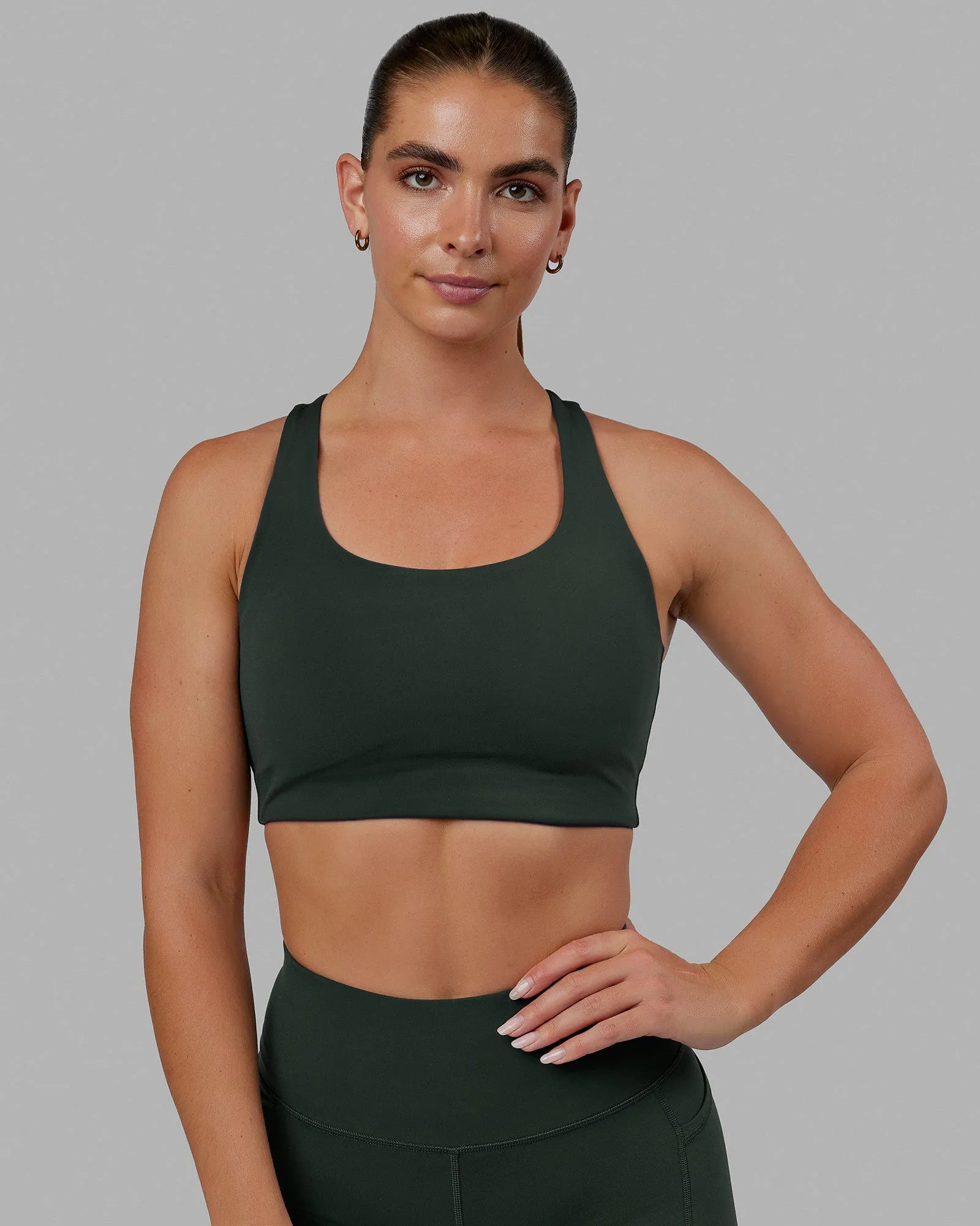Ace Long Line Bra - Vital Green sold by LSKD product image thumbnail 5