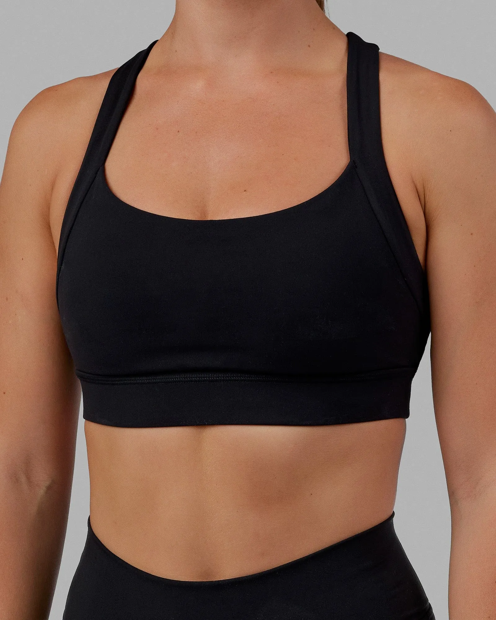 Advance Sports Bra - Black sold by LSKD product image thumbnail 5