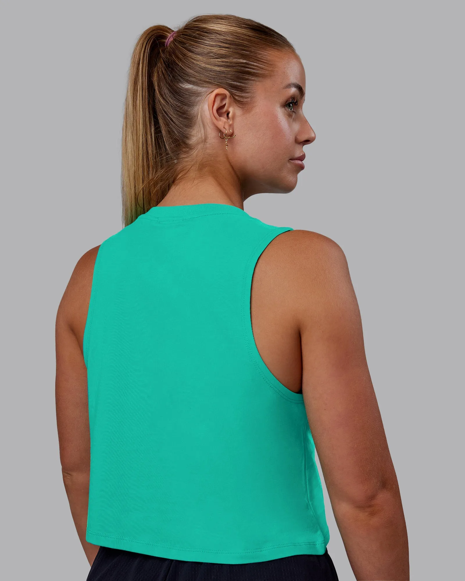 Agile FLXCotton Tank - Atlantis-White sold by LSKD product image thumbnail 3