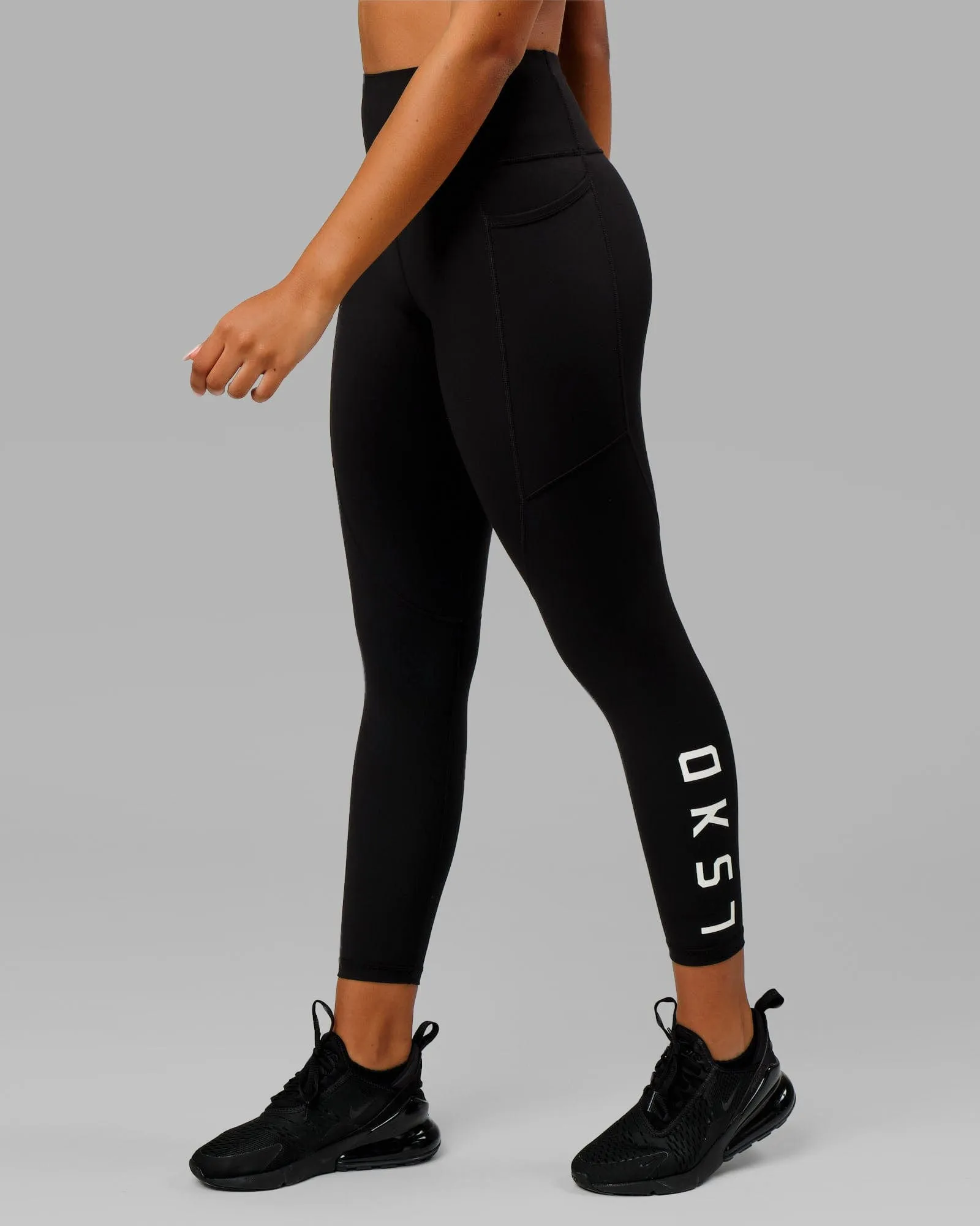 Rep 7/8 Length Tight - Black-White sold by LSKD