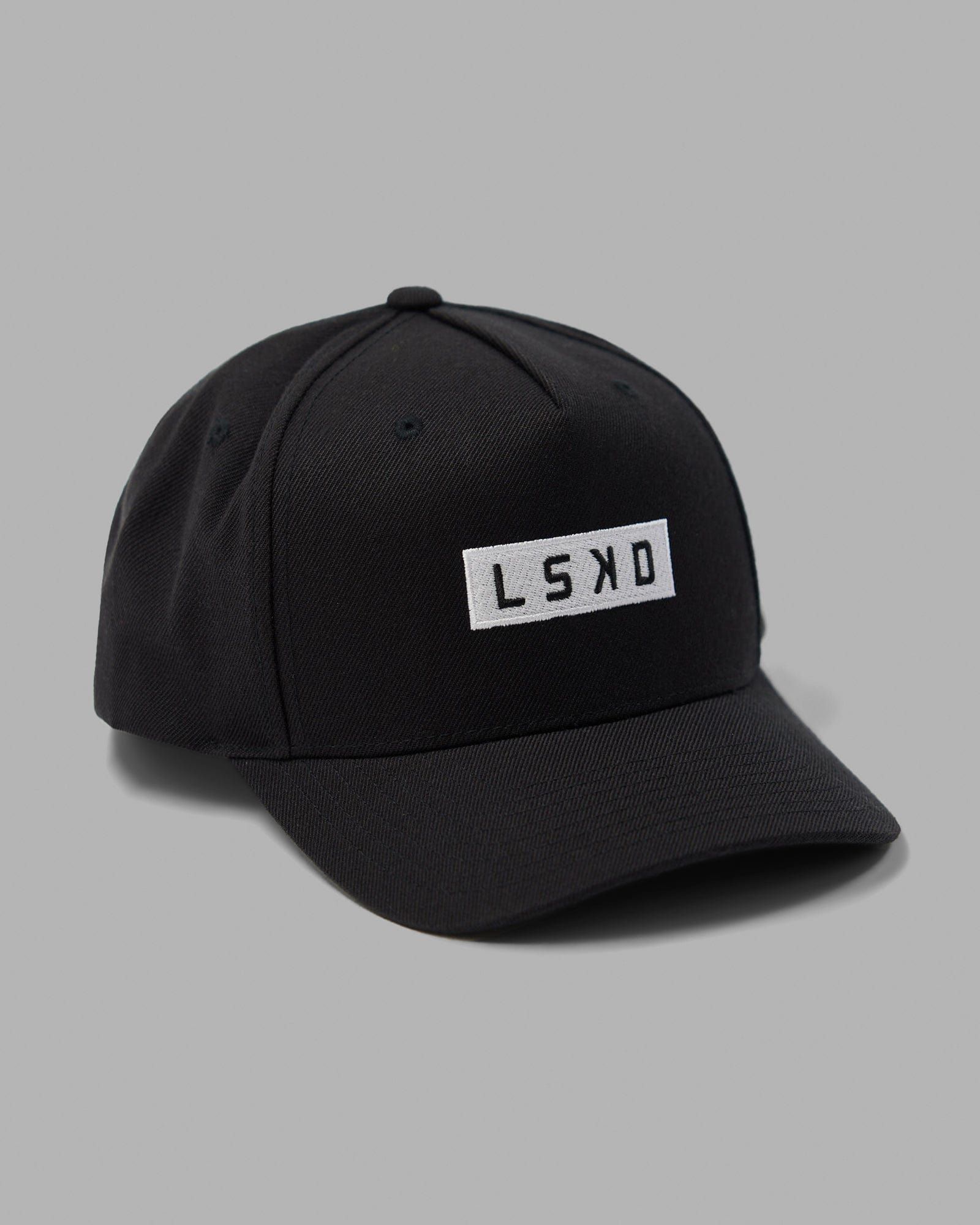 Cornerstone Snapback Cap - Black-White sold by LSKD product image thumbnail 2
