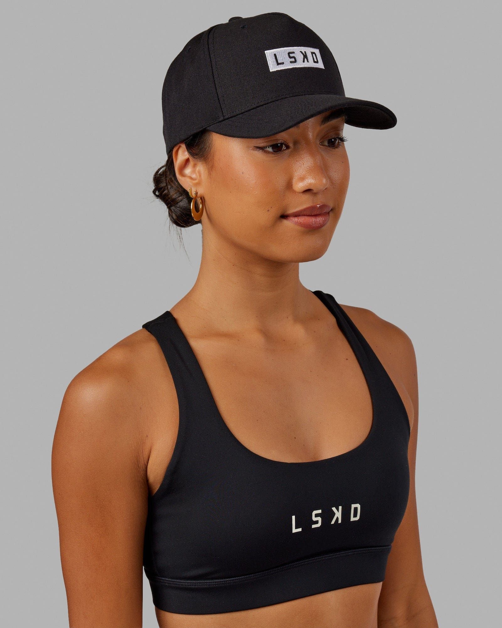 Cornerstone Snapback Cap - Black-White sold by LSKD