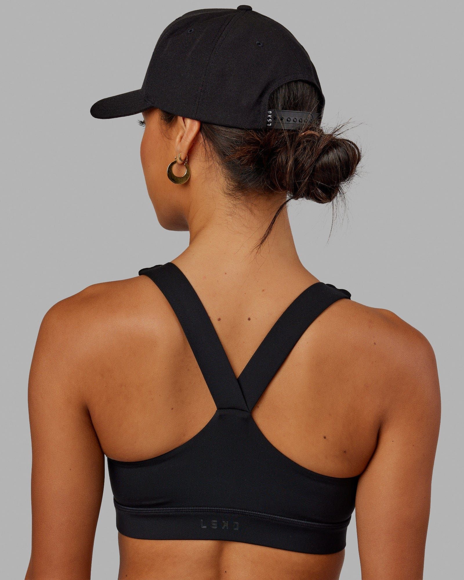 Cornerstone Snapback Cap - Black-White sold by LSKD product image thumbnail 3