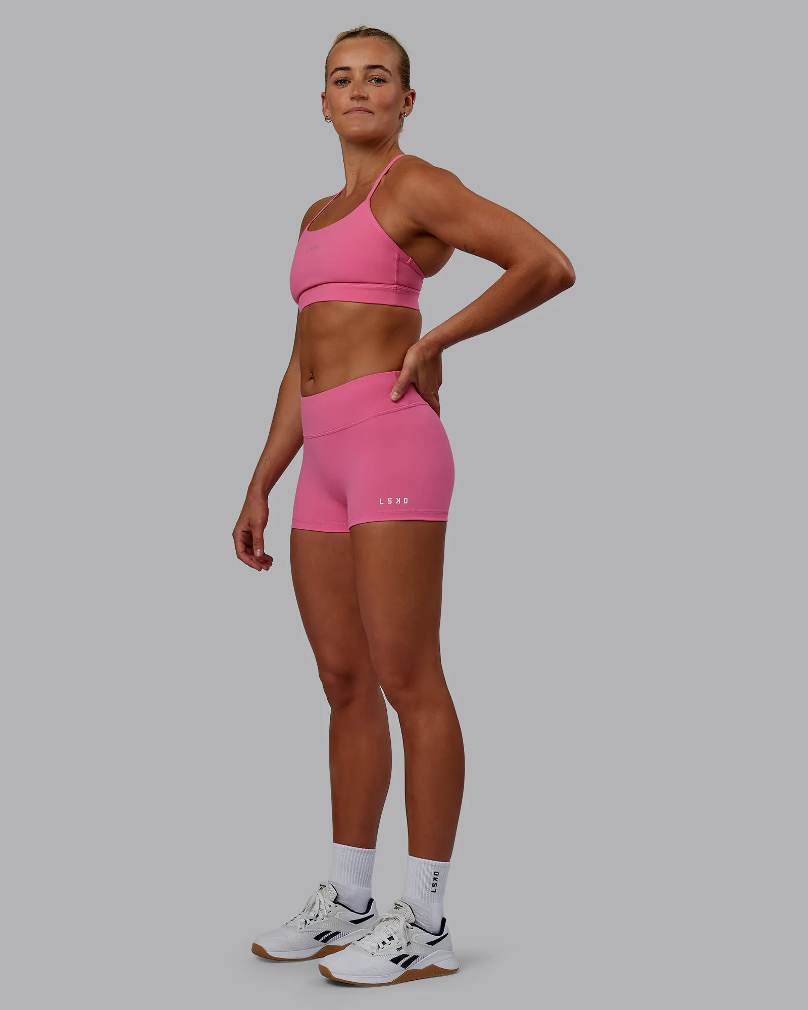 Lift Sports Bra - Carmine Rose sold by LSKD product image thumbnail 5