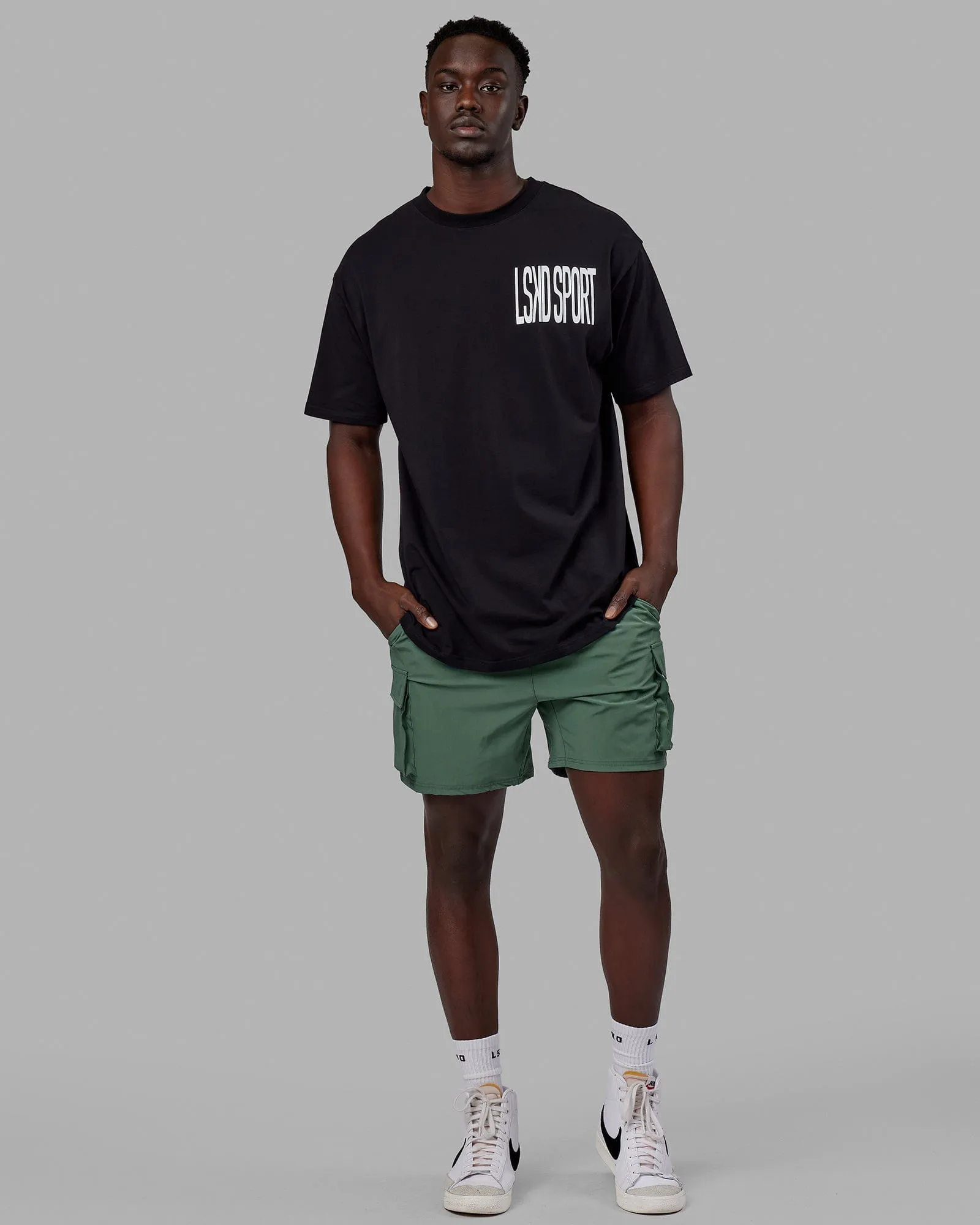 Energy Stretch 6" Performance Cargo Shorts - Dark Forest sold by LSKD product image thumbnail 2