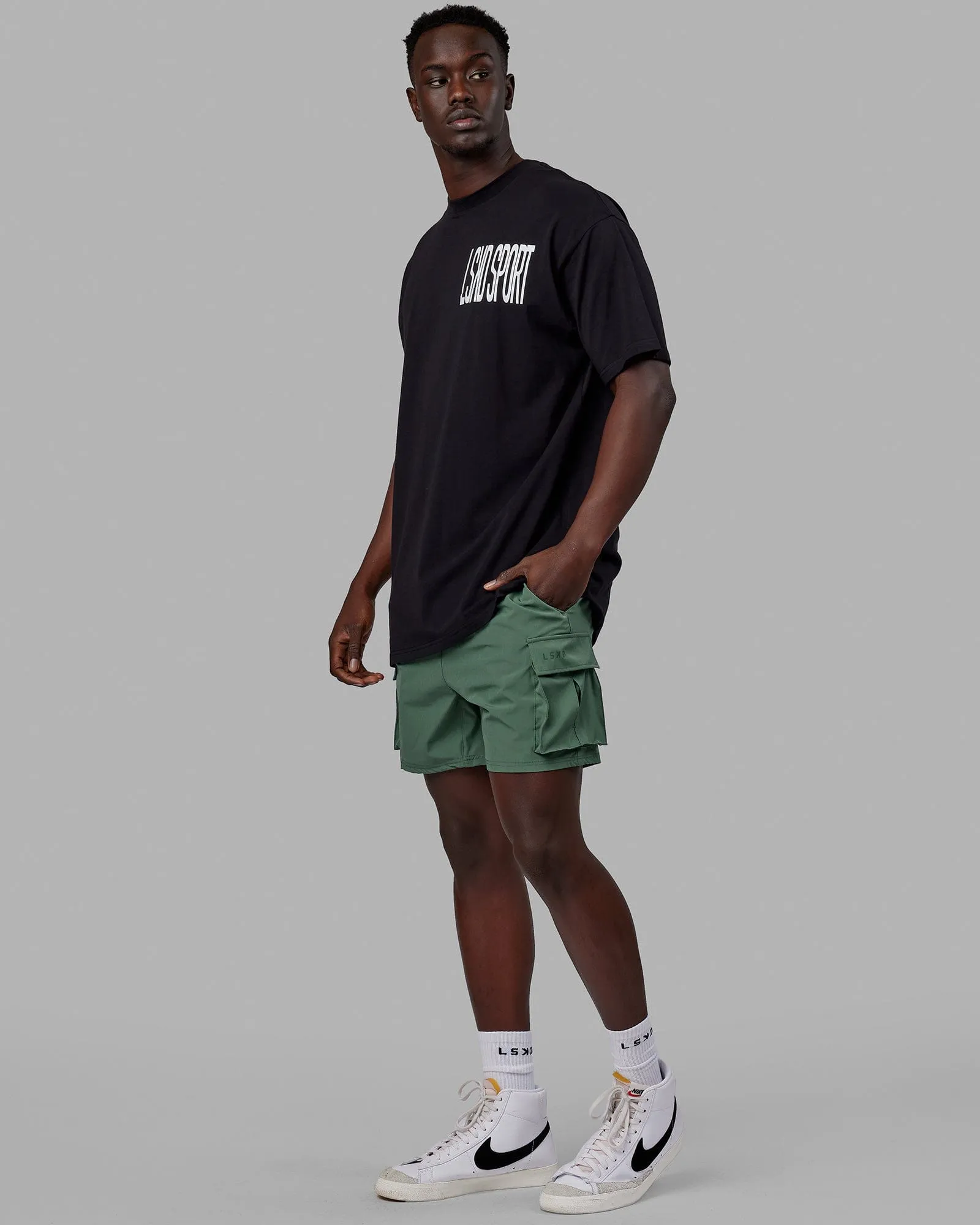 Energy Stretch 6" Performance Cargo Shorts - Dark Forest sold by LSKD product image thumbnail 5