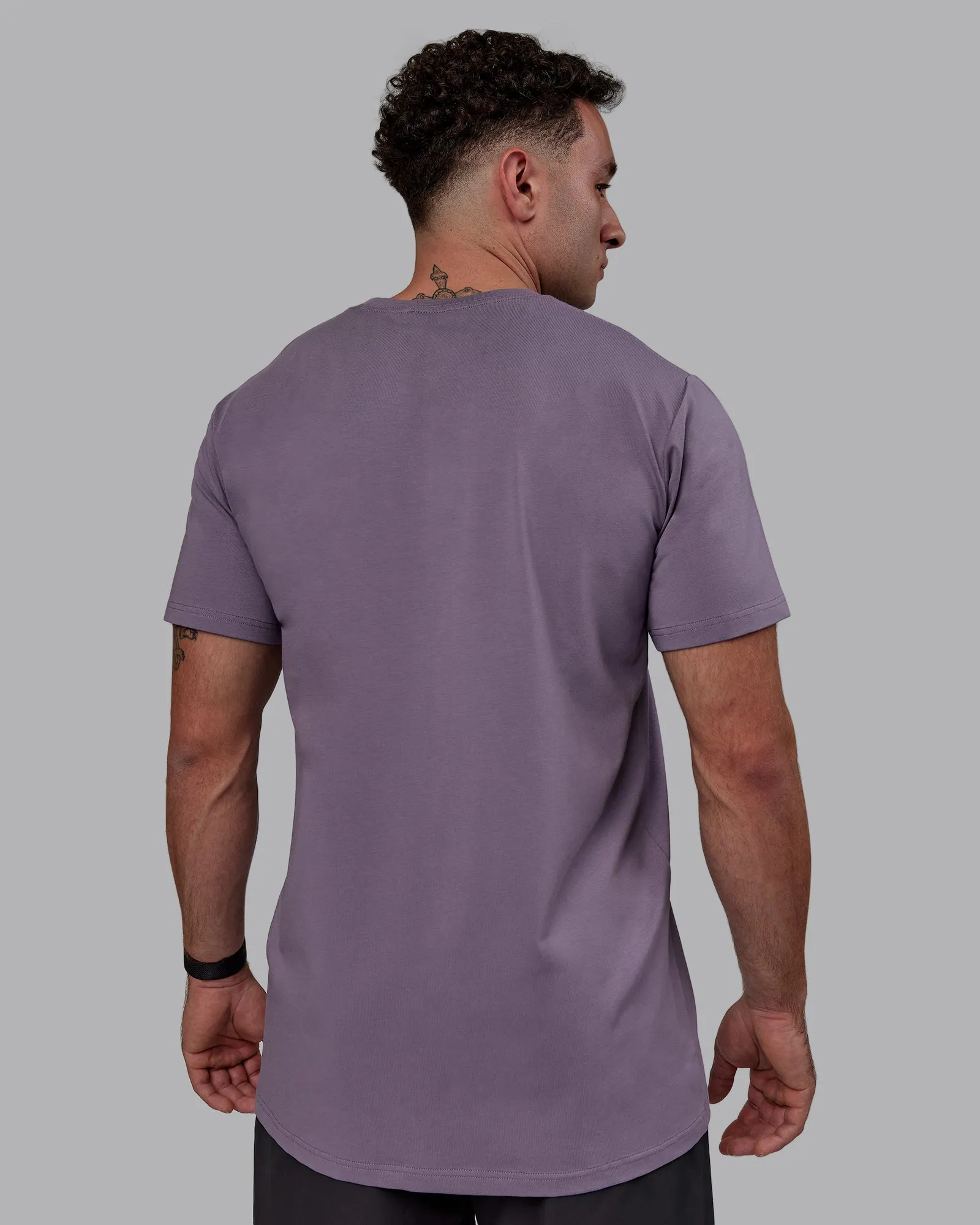 Base FLXCotton Tee - Purple Sage sold by LSKD product image thumbnail 3