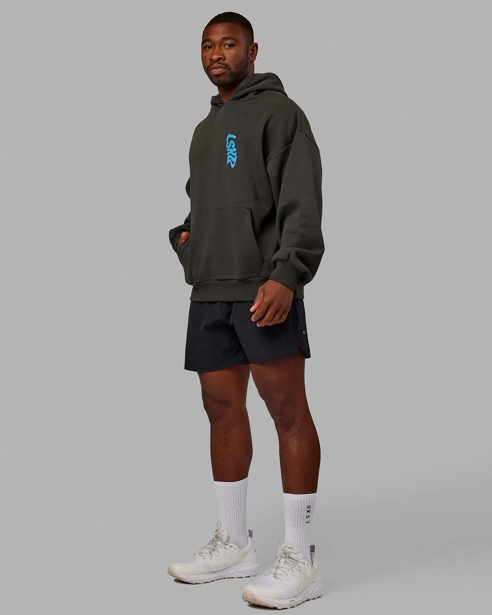 Unisex Miami24 Hoodie Oversize - Pirate Black-Blue sold by LSKD product image thumbnail 5