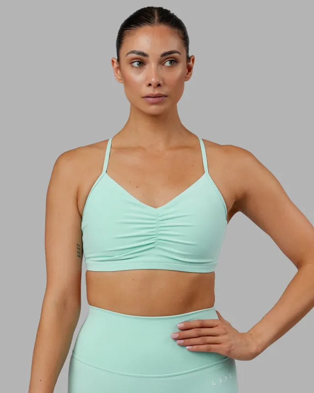 Fundamental Sports Bra - Pastel Turquoise sold by LSKD