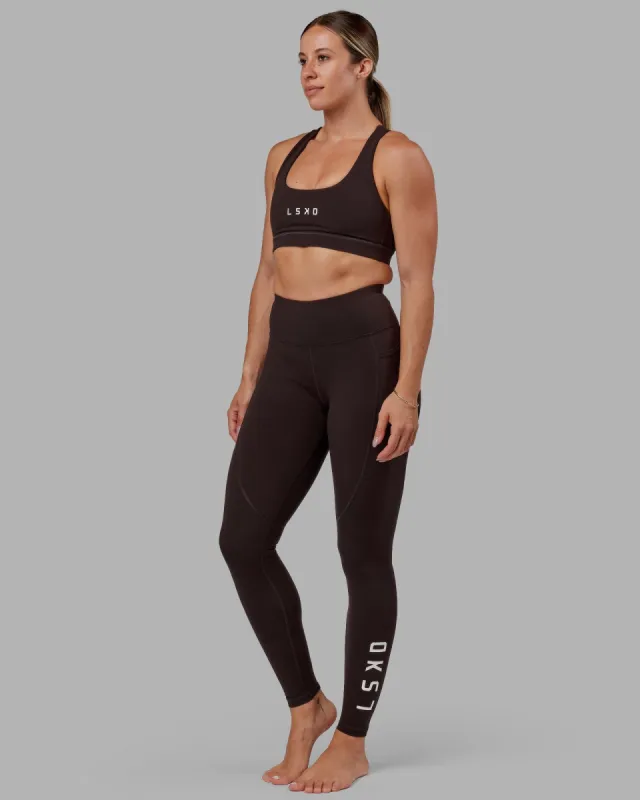 Rep X-Long Tights - Dark Walnut sold by LSKD