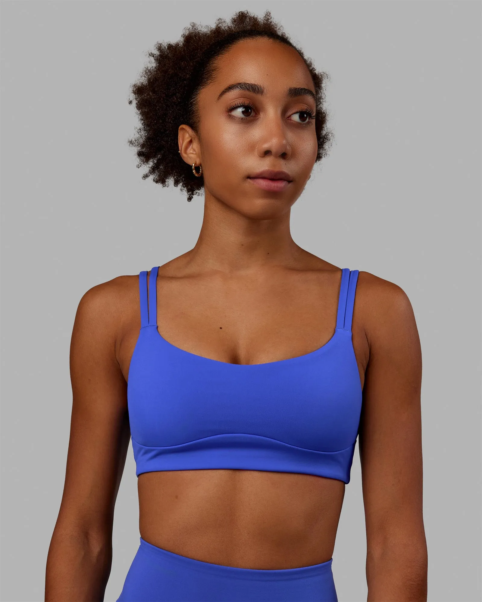 Vogue Sports Bra - Power Cobalt sold by LSKD product image thumbnail 2