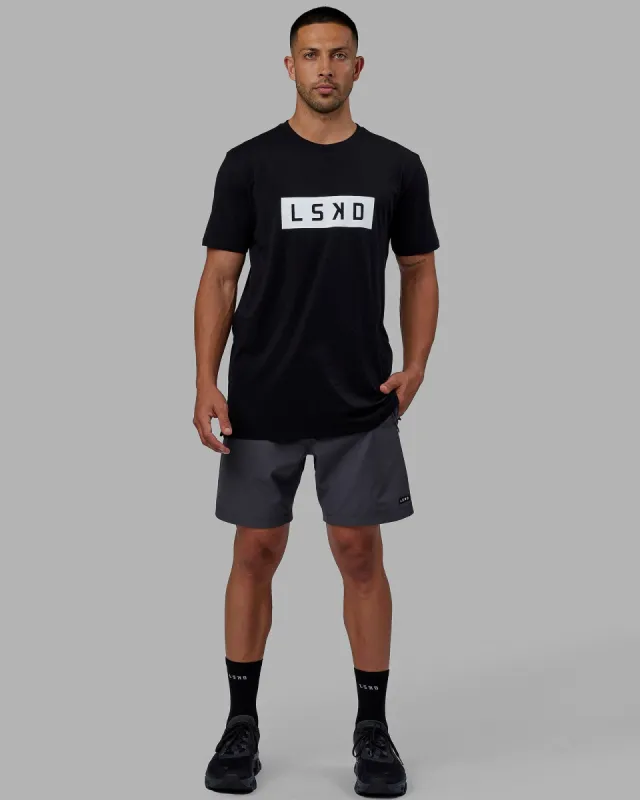 Strength FLXCotton Tee - Black-White sold by LSKD