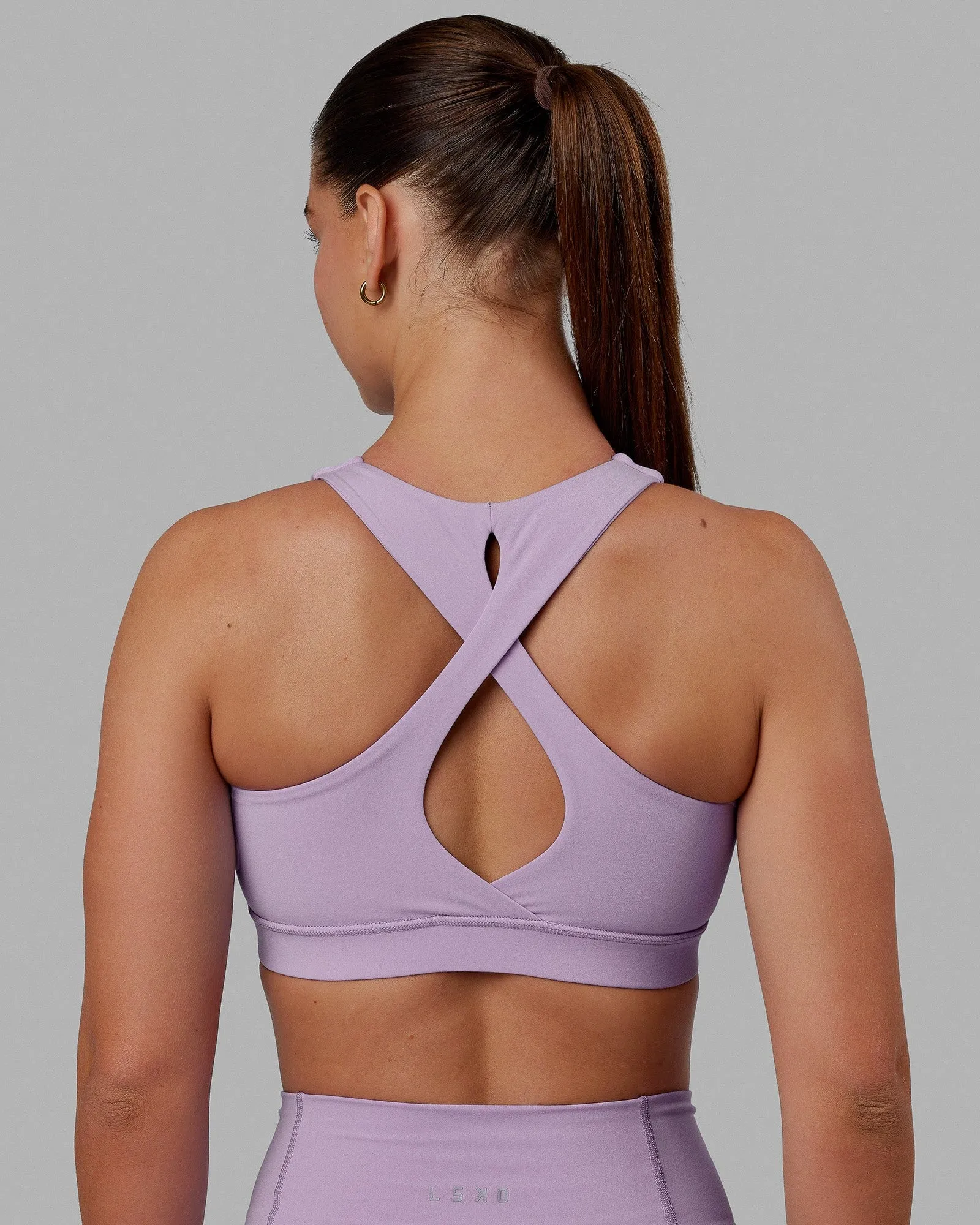 Fusion Sports Bra - Pale Lilac sold by LSKD product image thumbnail 2