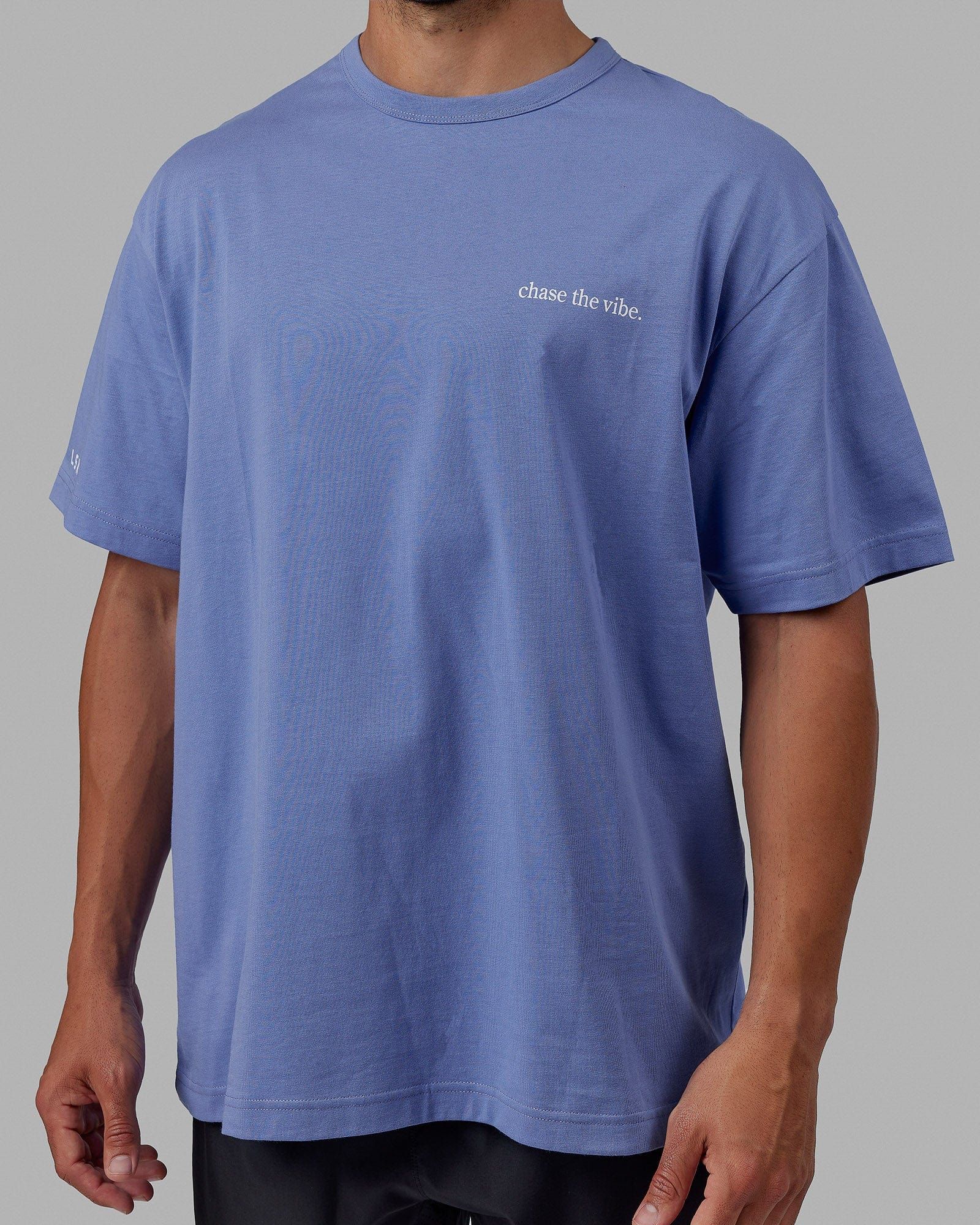 Unisex Taylor Tee Oversize - Cornflower Blue sold by LSKD product image thumbnail 5