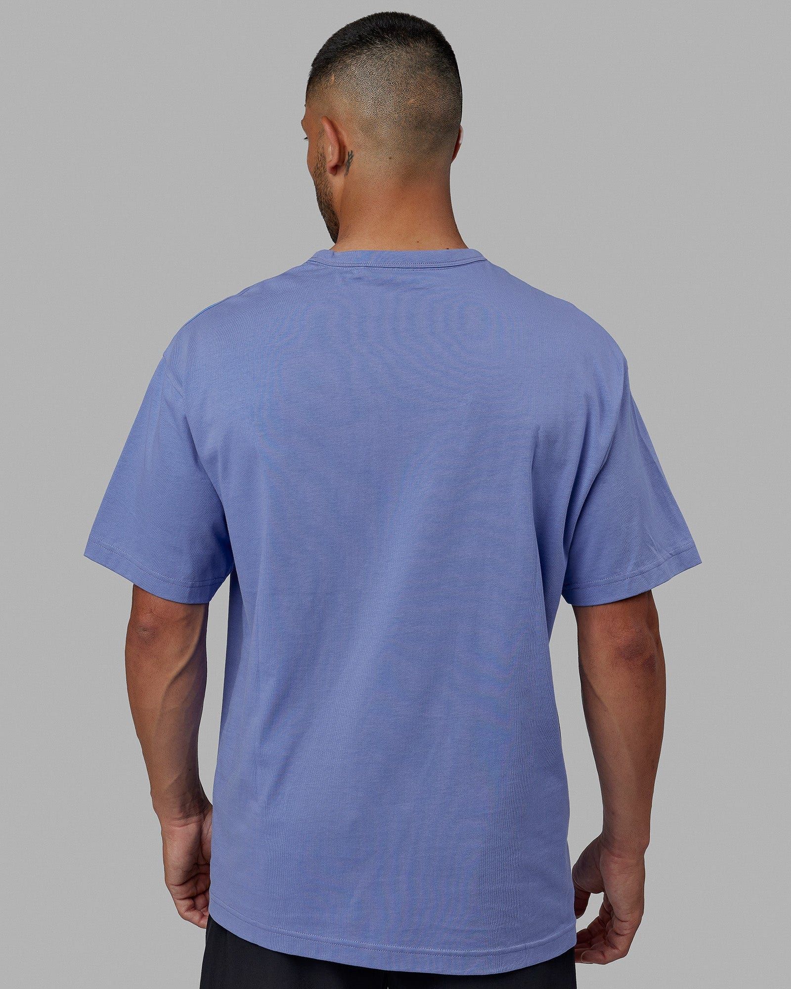 Unisex Taylor Tee Oversize - Cornflower Blue sold by LSKD product image thumbnail 4