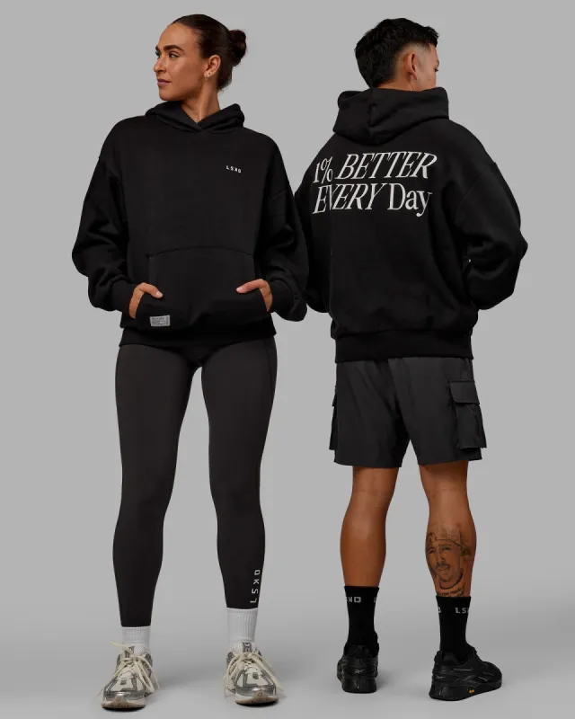 VS6 Hoodie Oversize - Black-White sold by LSKD