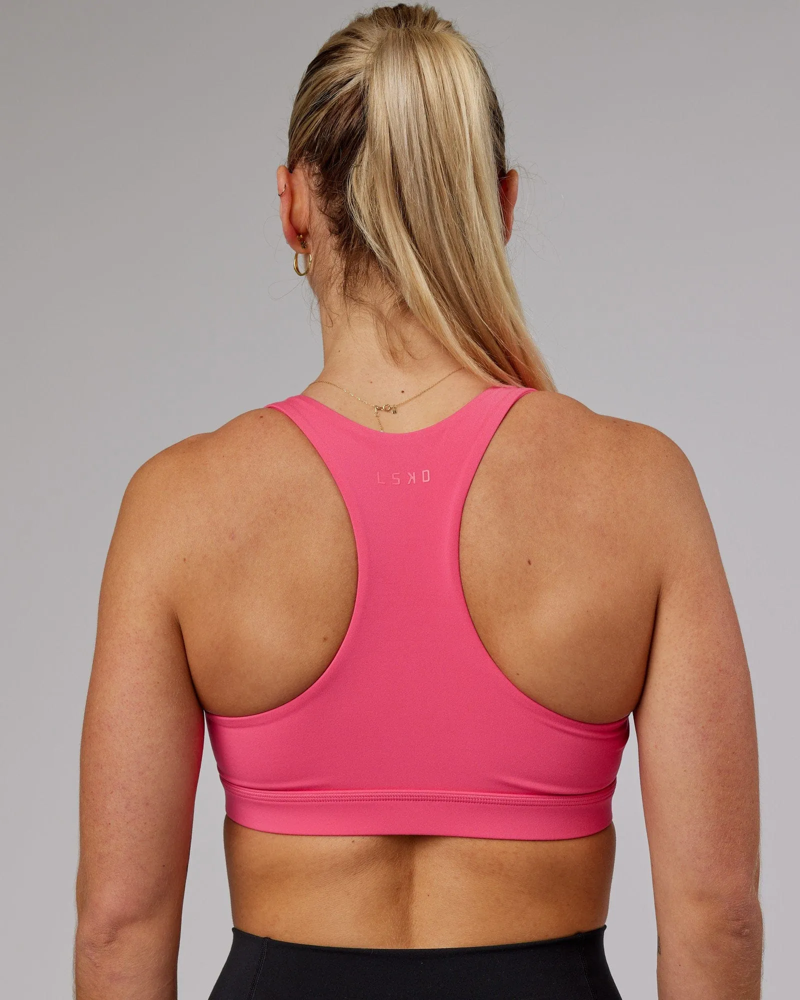 Base Sports Bra - Flamingo sold by LSKD product image thumbnail 4