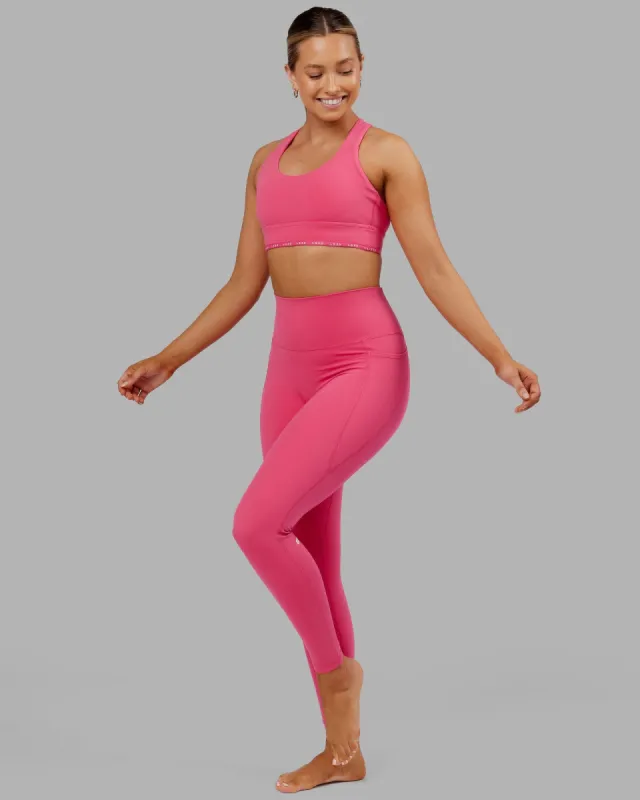 Fusion Full Length Tights - Flamingo sold by LSKD