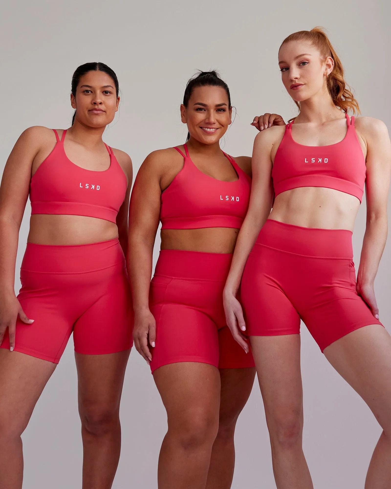 Bridge Sports Bra - Raspberry sold by LSKD product image thumbnail 3