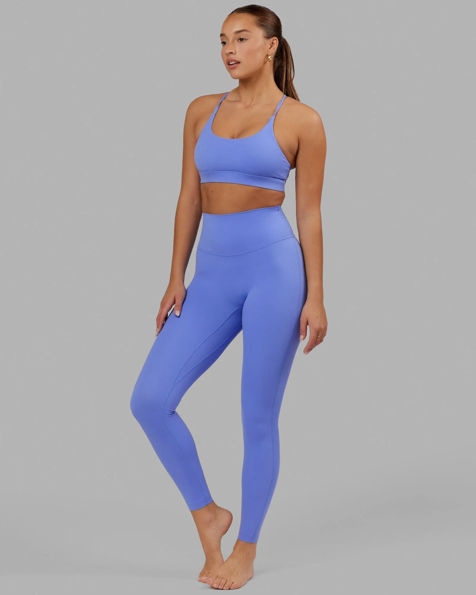 Elixir Full Length Tights - Indulgent Blue sold by LSKD product image thumbnail 2