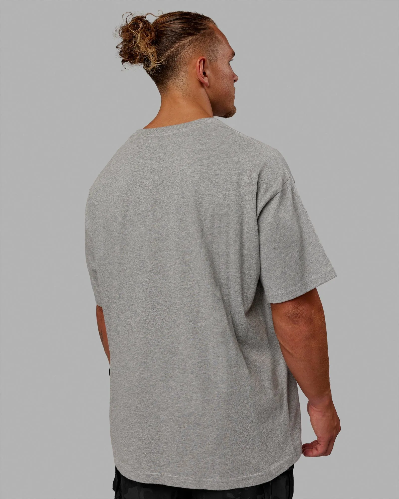 MVP Heavyweight Tee Oversize - Lt Grey Marl sold by LSKD product image thumbnail 4