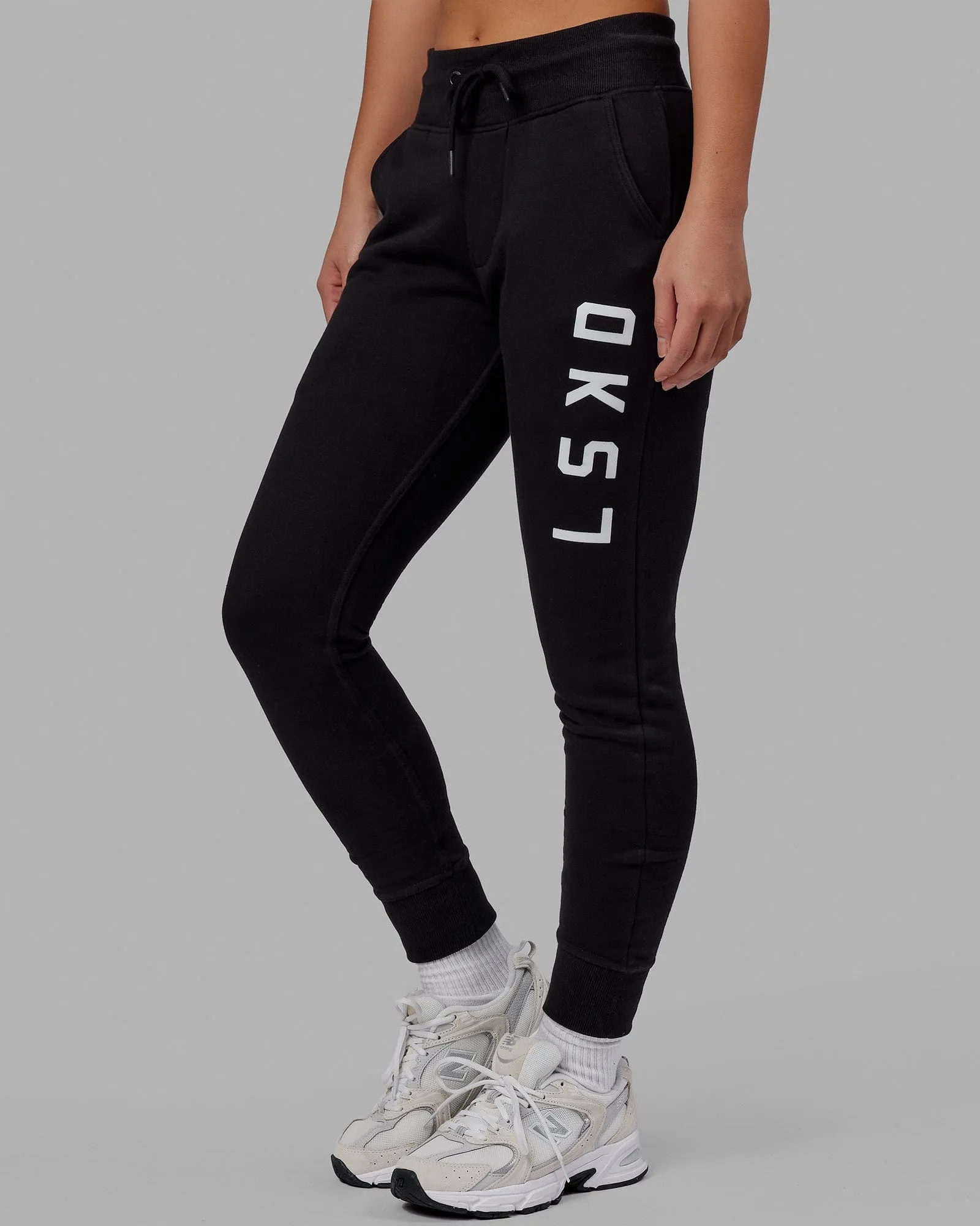 Structure Trackpant - Black-White sold by LSKD product image thumbnail 4