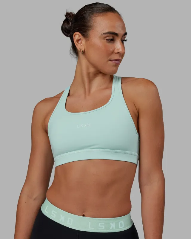 Extend Sports Bra - Pastel Turquoise sold by LSKD