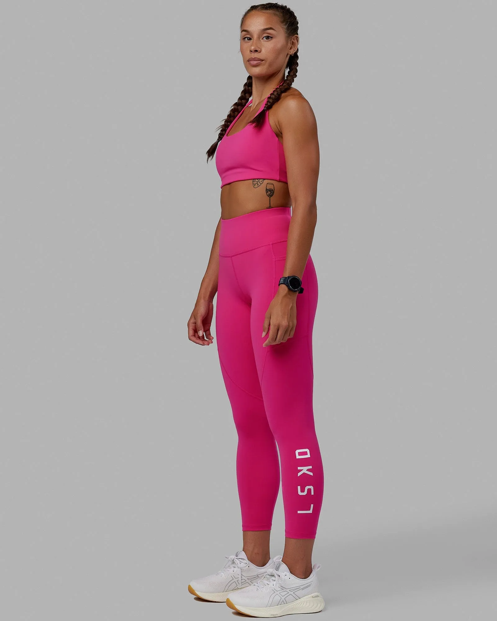 Challenger Sports Bra - Ultra Pink sold by LSKD product image thumbnail 3