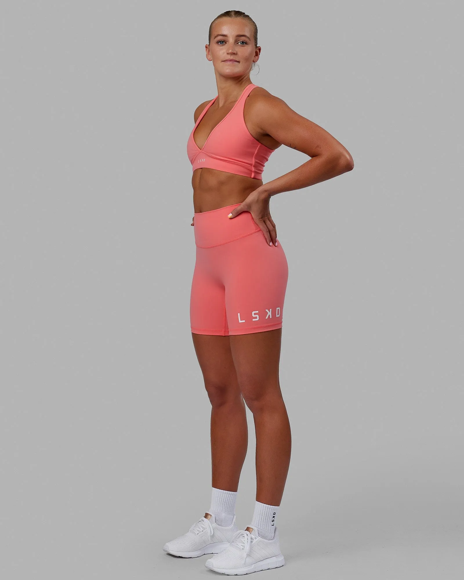 Stamina Sports Bra - Coral sold by LSKD product image thumbnail 3