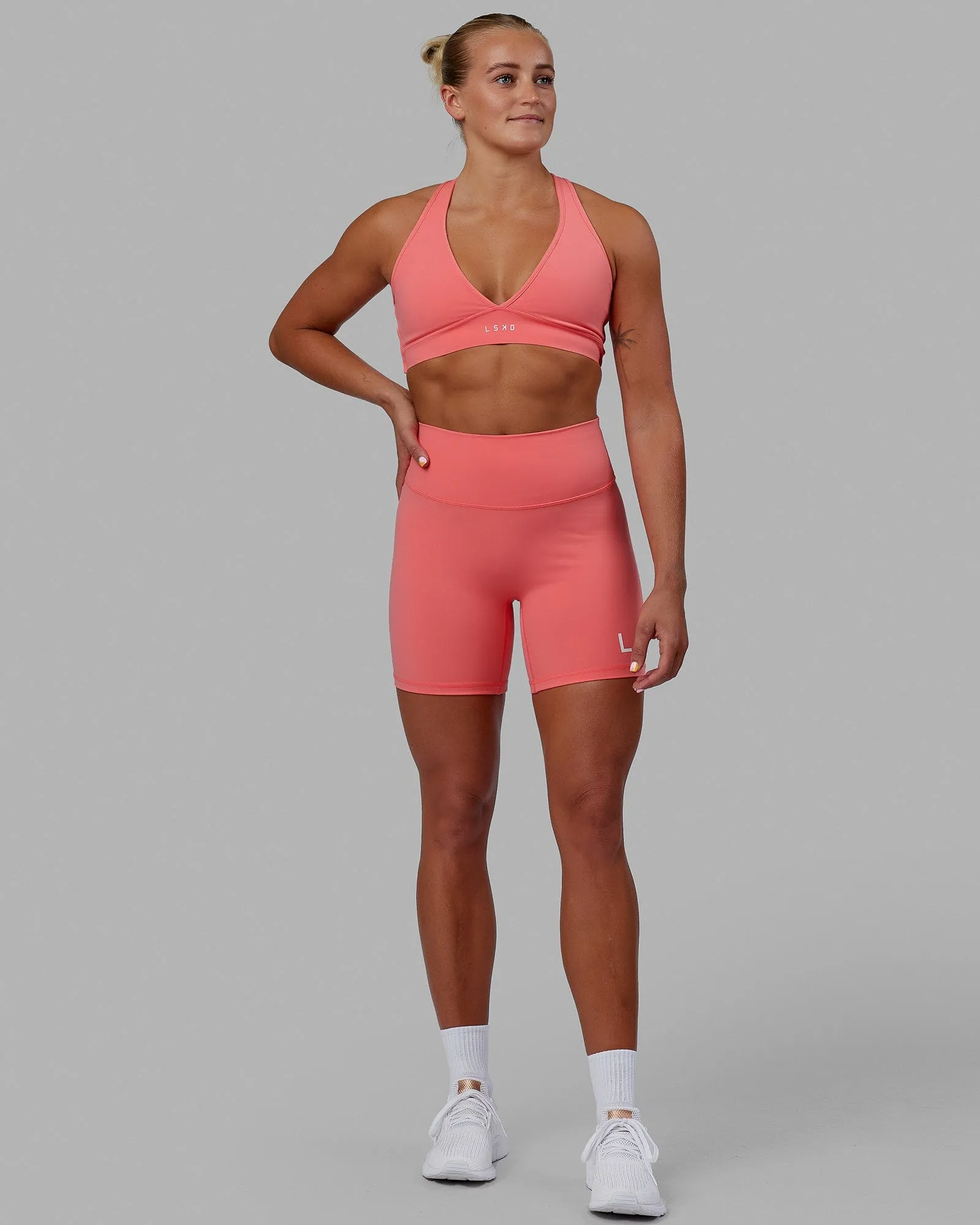 Stamina Sports Bra - Coral sold by LSKD product image thumbnail 4