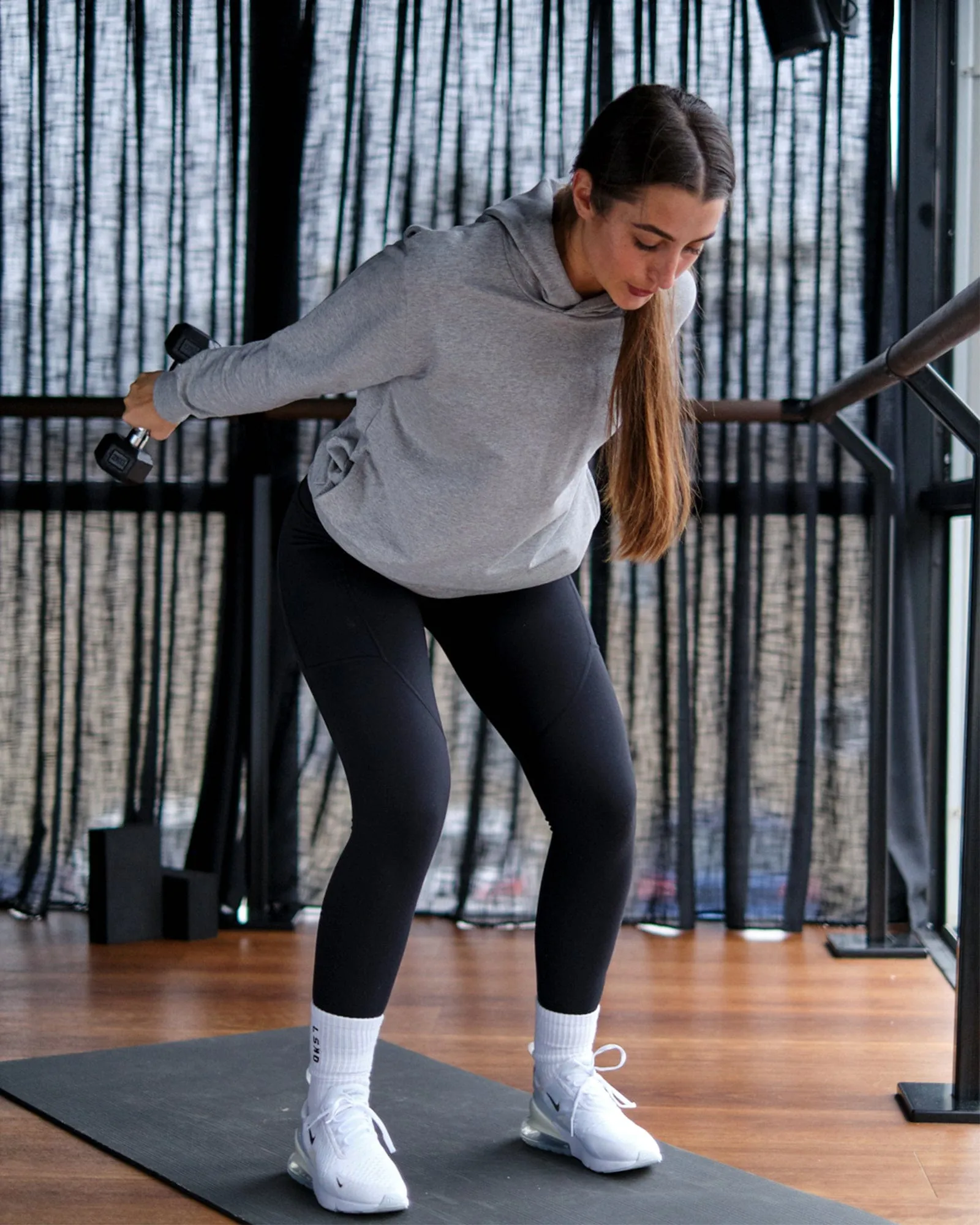 Unisex Rival FLXFleece Training Fit Hoodie - Light Grey Marl sold by LSKD product image thumbnail 2