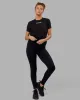 Fitstop Fast FLXCotton Tee - Black-White sold by LSKD
