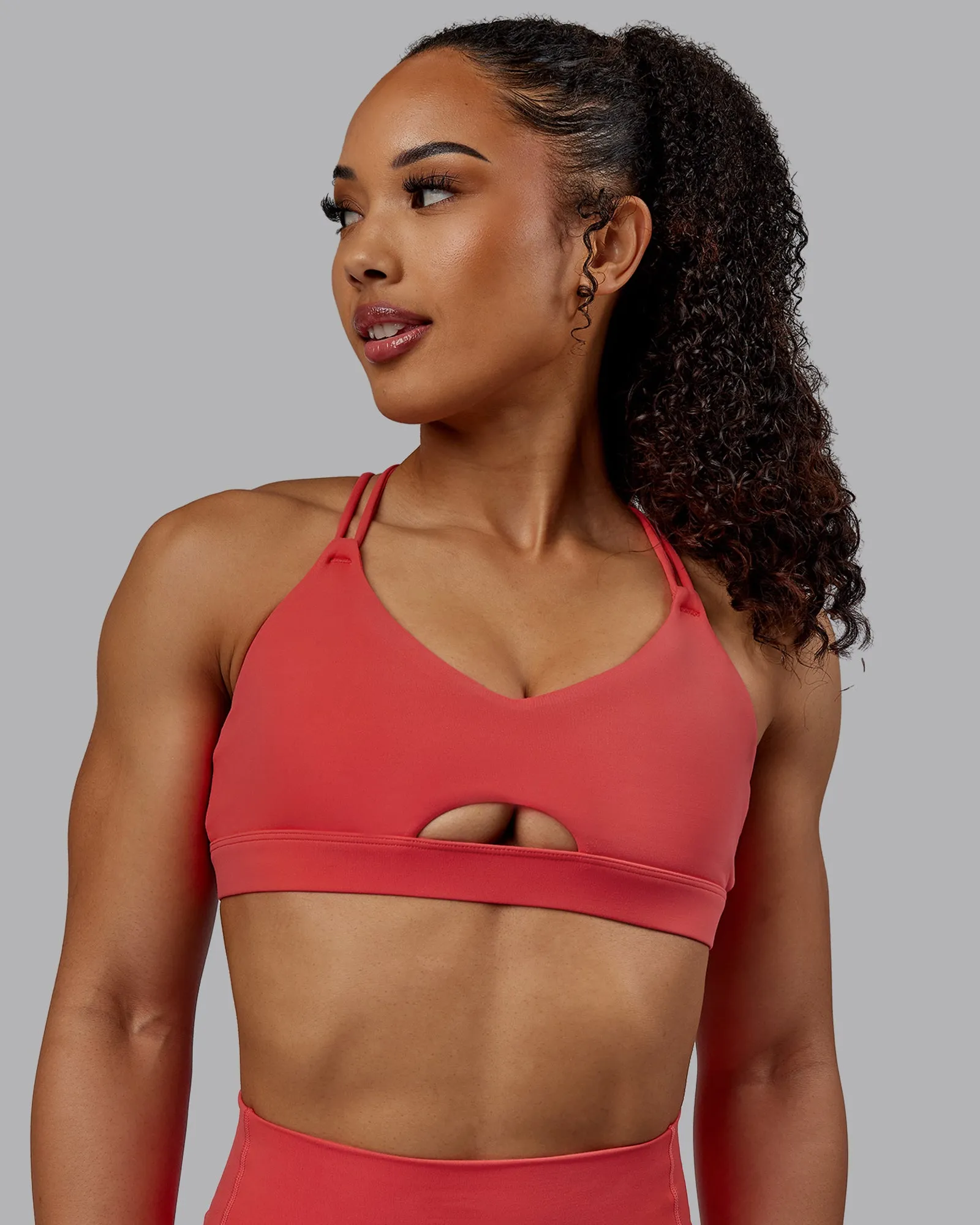Pursue Sports Bra - Cayenne sold by LSKD