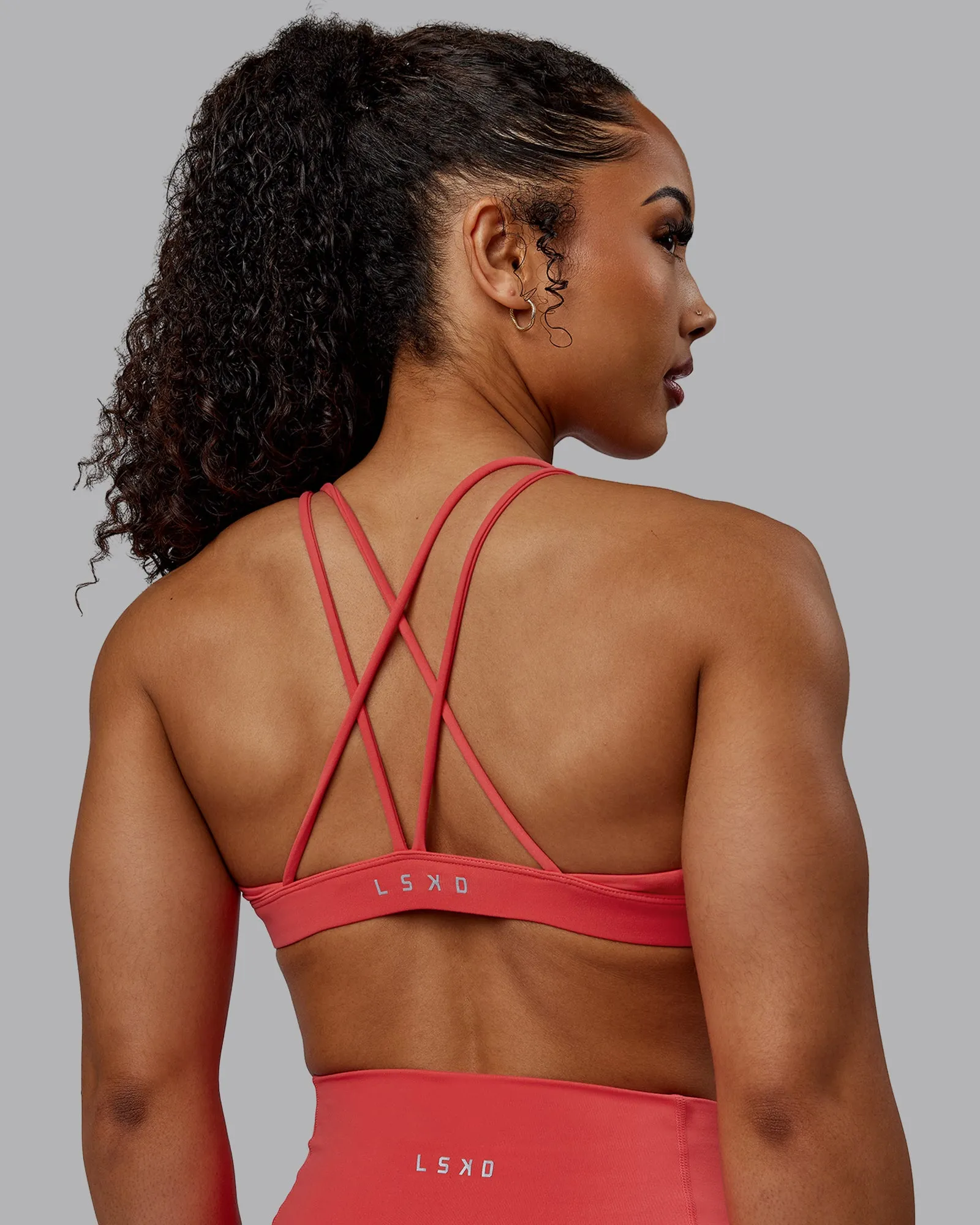 Pursue Sports Bra - Cayenne sold by LSKD product image thumbnail 2