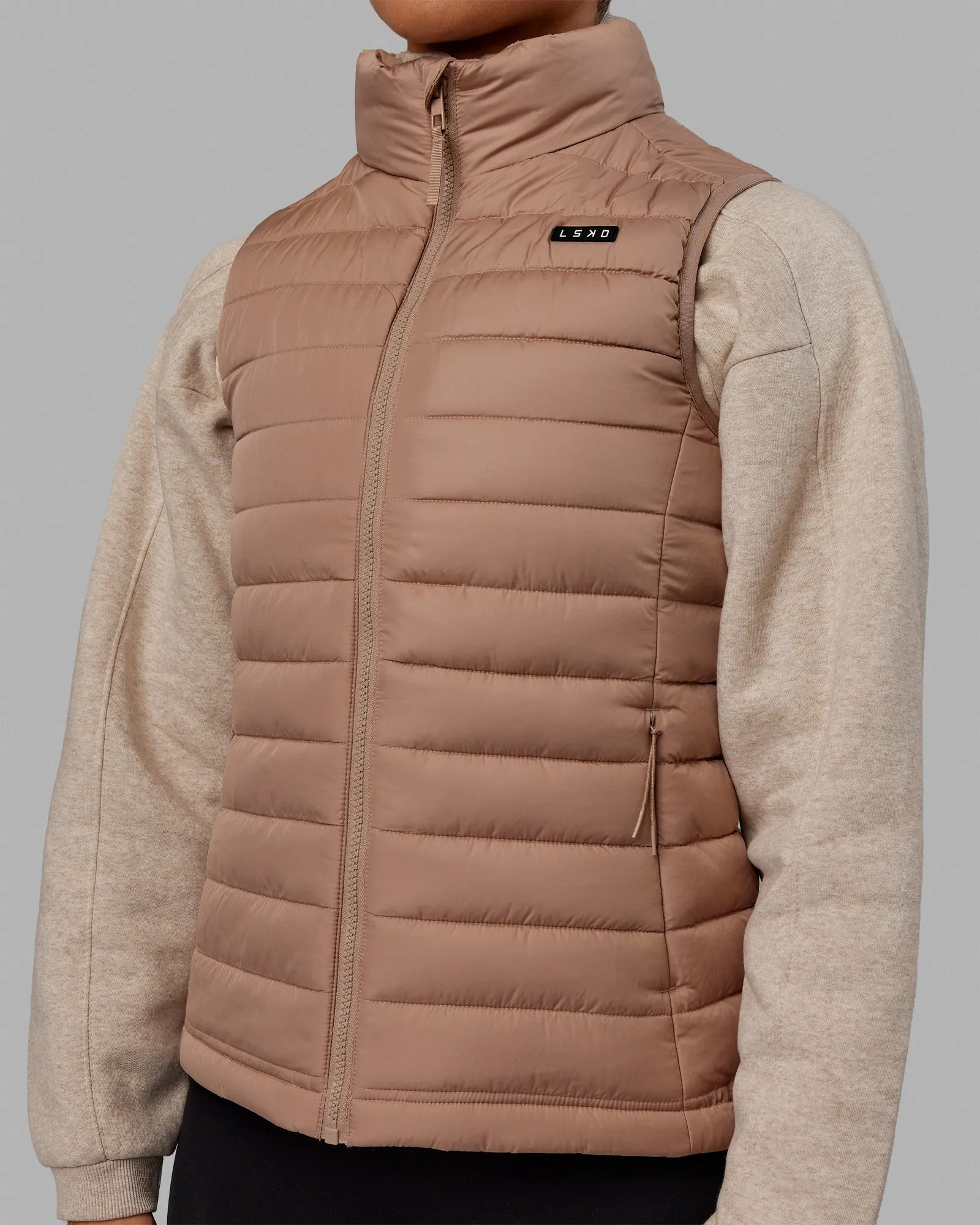 All Day Puffer Vest - Desert sold by LSKD product image thumbnail 2