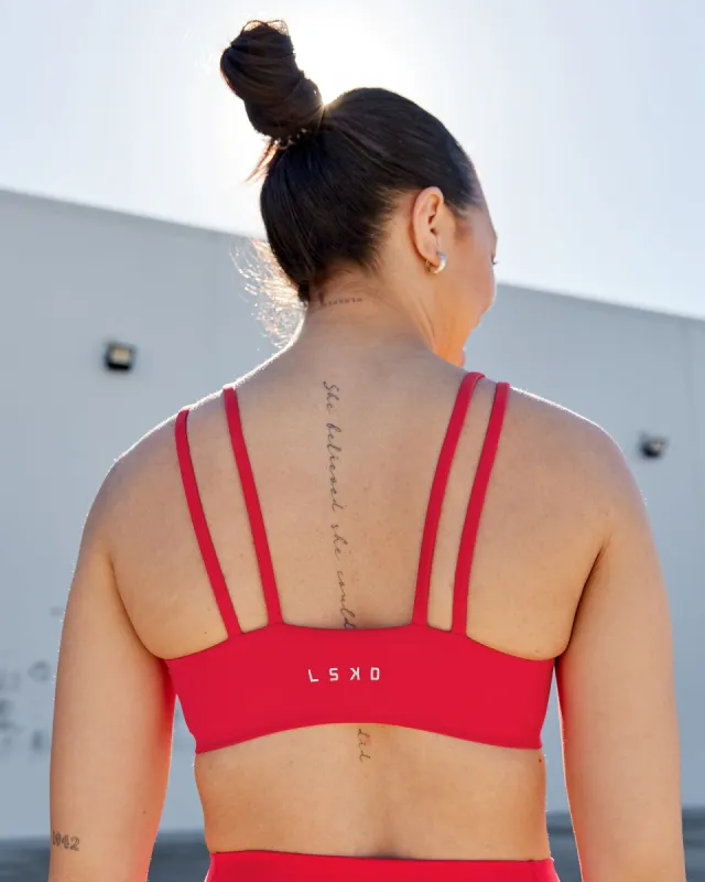 Vantage Sports Bra - Scarlet sold by LSKD